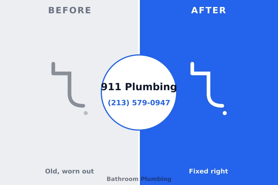 Before and after: plumbing company Mogul, NV